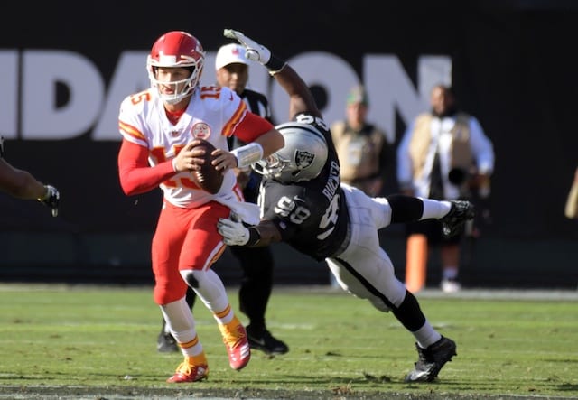 Patrick Mahomes, Raiders, Chiefs