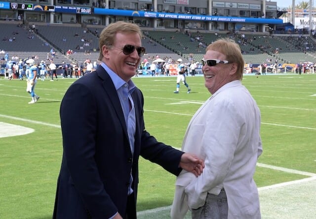 Roger Goodell, Mark Davis, Raiders