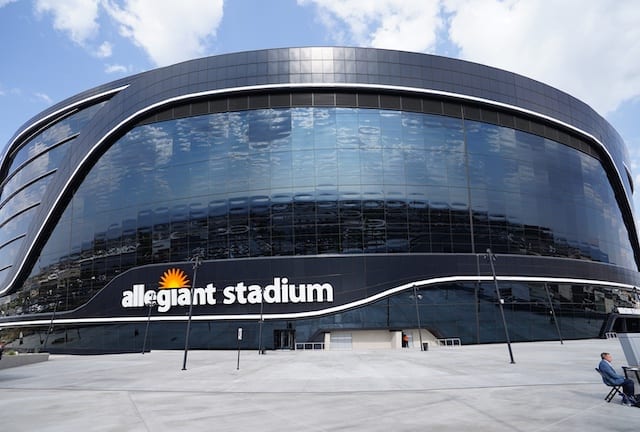 Allegiant Stadium exterior