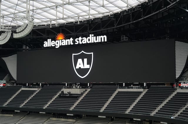 Allegiant Stadium video board