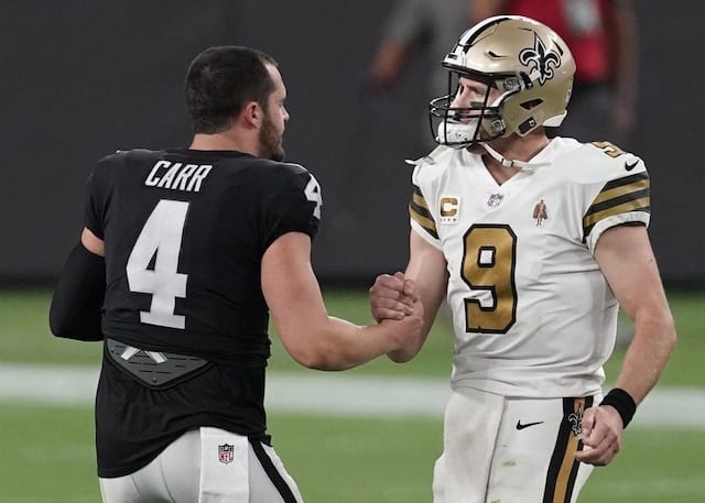 Drew Brees, Derek Carr