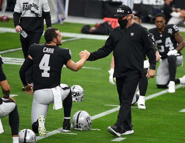 Derek Carr, Jon Gruden, Raiders