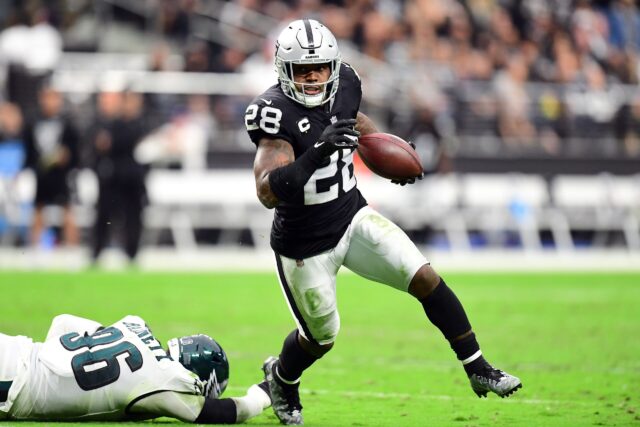 Josh Jacobs, Raiders, Eagles