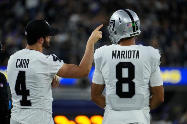 Derek Carr, Marcus Mariota, Raiders