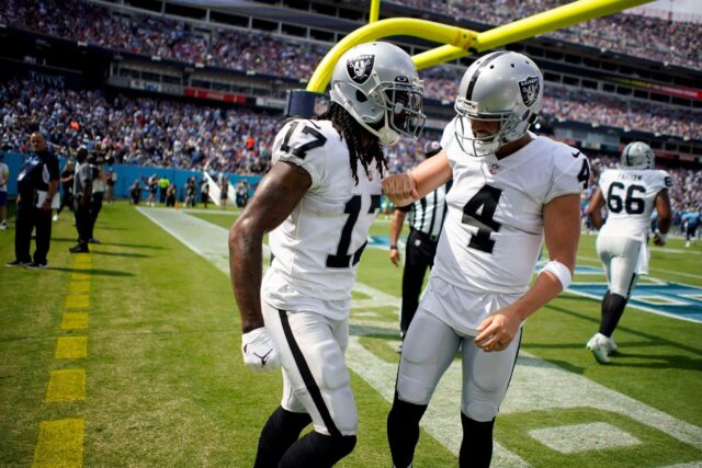 Davante Adams, Raiders, Derek Carr