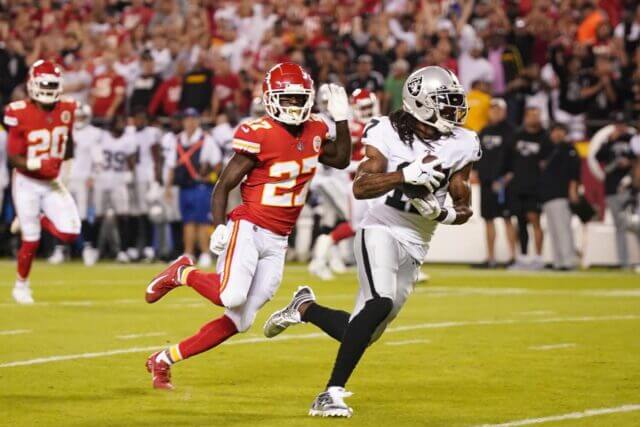 Davante Adams, Rashad Fenton, Raiders, Chiefs