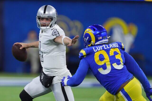 Derek Carr, Raiders, Rams