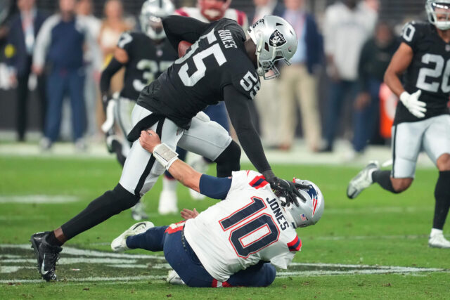 Chandler Jones, Raiders, Patriots, Mac Jones