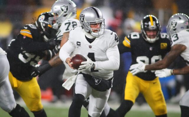 Derek Carr, Raiders, Steelers