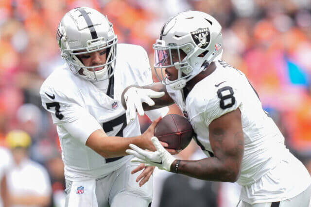 Josh Jacobs, Brian Hoyer, Raiders